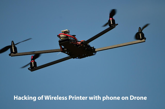 How Hackers can hack WI-FI printer with the help of phone on drones